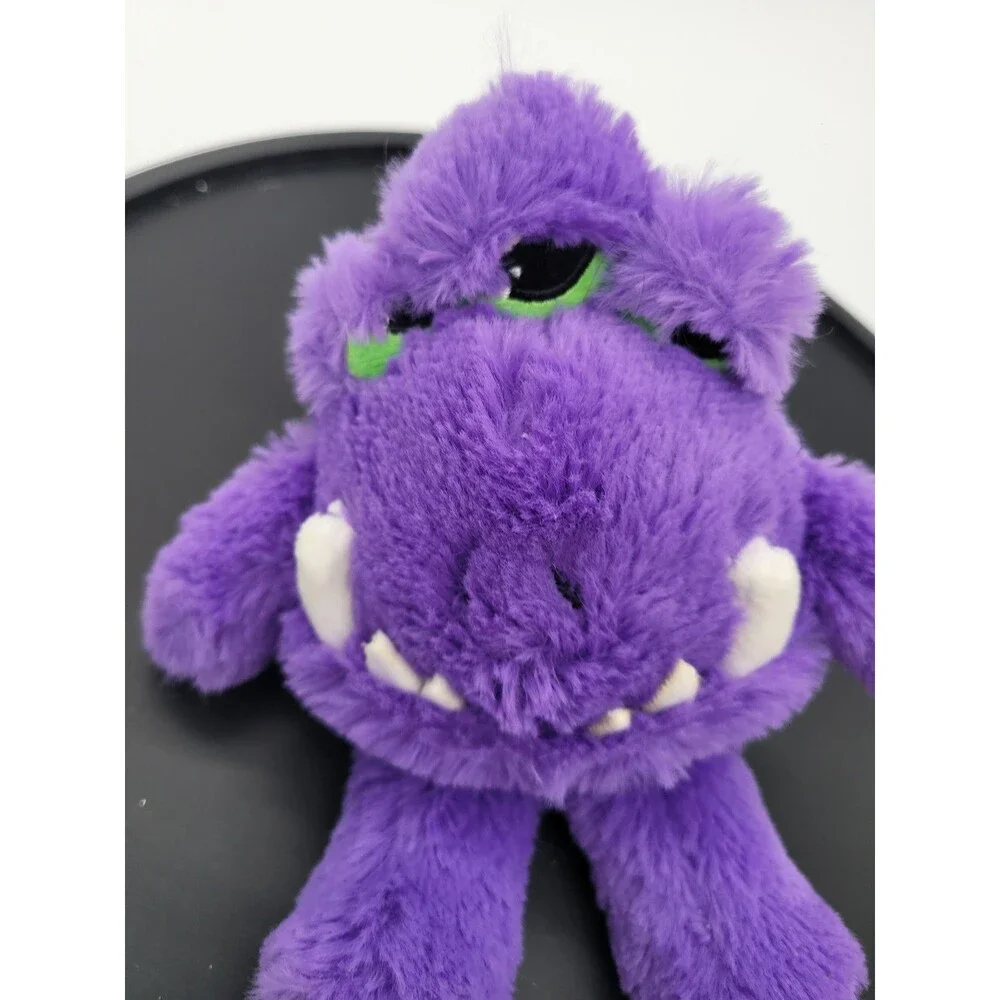 Wild Republic Monsterkins Vinnie Plush Stuffed Animal 6” Purple Monster Toy